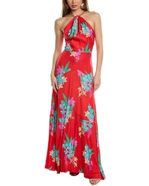 Borgo De Nor Rosie Maxi Dress - Red