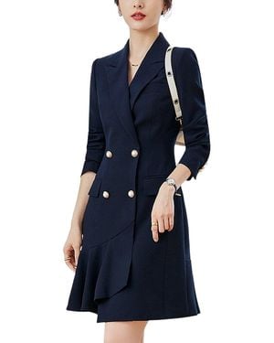 Tedora Mini Dress - Blue