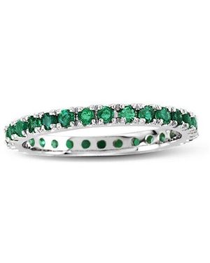 Diana M. Jewels Fine Jewelry 14k 0.66 Ct. Tw. Emerald Eternity Ring - Green