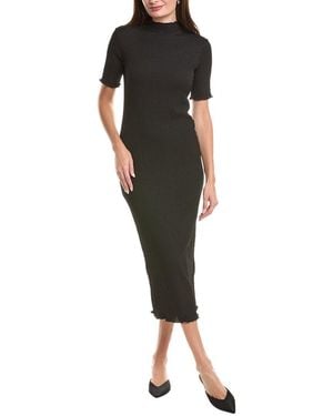 Joseph Ribkoff Textured Midi Dress - Black