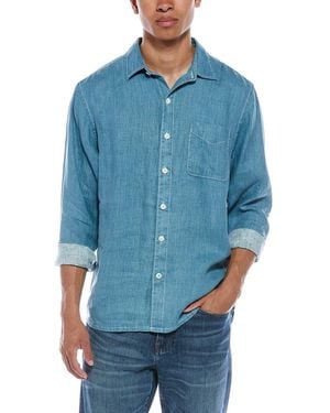 Tommy Bahama Sea Glass Breezer Linen Woven Shirt - Blue