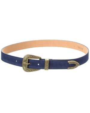 Isabella Rossetti Dionne Suede Belt - Blue