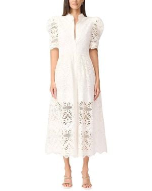 Emma way Midi Dress - White