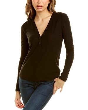 James Perse Henley Top - Black