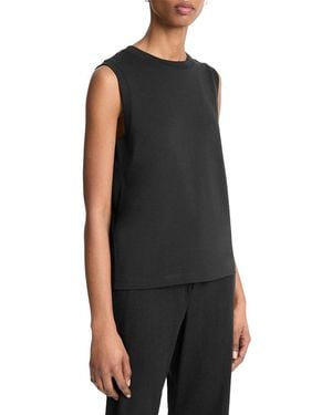 Vince Crewneck Muscle T-Shirt - Black