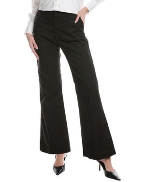 RE/DONE Mid-Rise Flared Trouser Jean - Black