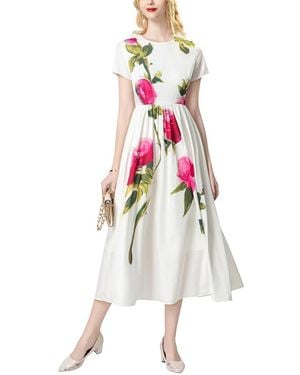 BURRYCO Midi Dress - White