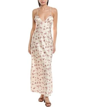 WeWoreWhat Satin Slip Dress - White