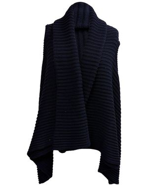 The Row Ribbed Knit Vest, Size Int (Authentic Pre-Loved) - Blue