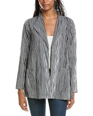 Foxcroft Alana Gingham Jacket - Grey