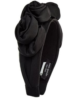 Kate Spade Rose Florettes Headband - Black