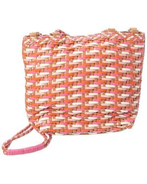 Rafe New York Annick Leather Bucket Tote - Pink