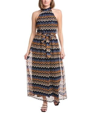 Julia Jordan Crochet Knit Sleeveless Maxi Dress - Black