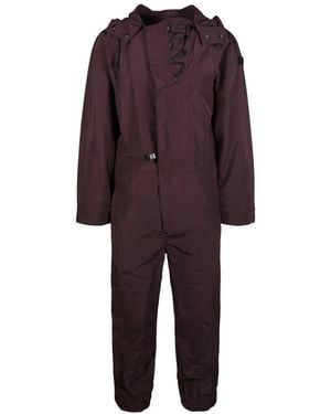 Ferragamo Long Sleeve Jumpsuit - Purple