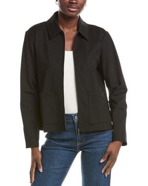 Eileen Fisher Classic Collar Jacket - Black