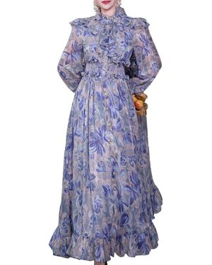 burryco a line dress Thierry Colson Zorah Long Dress - Bouboulina Stripes main image 1