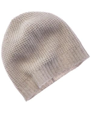 Hannah Rose Waffle Stitch Beanie - Gray