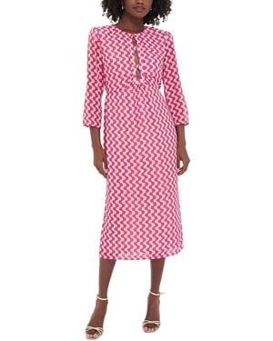 Hyacinth House Cosmina Midi Dress - Pink