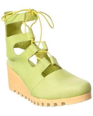 Arche Larily Leather Sandal - Green