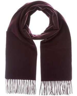 N.Peal Cashmere Large Woven Cashmere Scarf - Purple