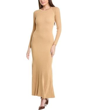 Bardot Amaro Knit Maxi Dress - Natural