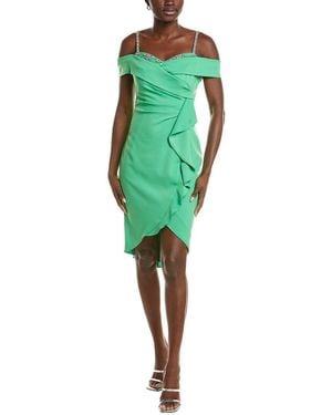 Marchesa Midi Dress - Green