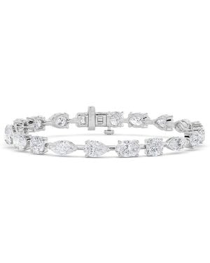 Lab Grown Diamonds 14K 10.00 Ct. Tw. Lab-Grown Diamond Bracelet - White