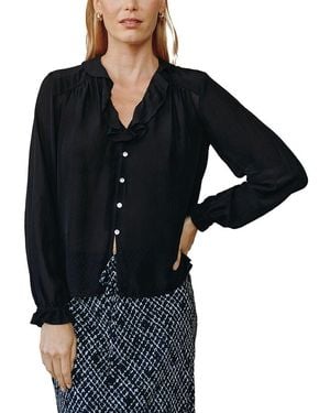 Bella Dahl Raglan Blouse - Black
