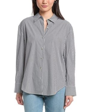 Rag & Bone Jessica Stripe Shirt - Gray