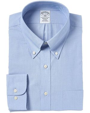 Brooks Brothers Regular Fit Dress Shirt - Blue