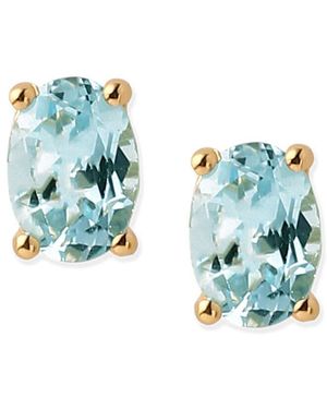 TIRAMISU 10K 1.90 Ct. Tw. Sky Topaz Studs - Blue