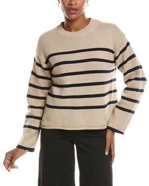 Velvet By Graham & Spencer Lucia Cashmere-Blend Jumper - Brown