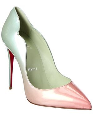 Christian Louboutin Hot Chick 100 Leather Pump - Green