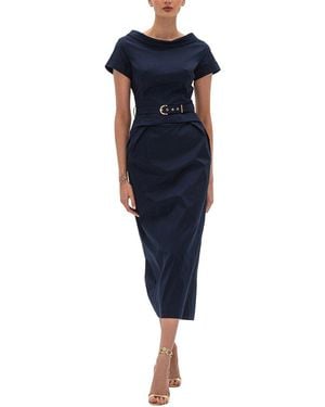 BGL Sheath Dress - Blue