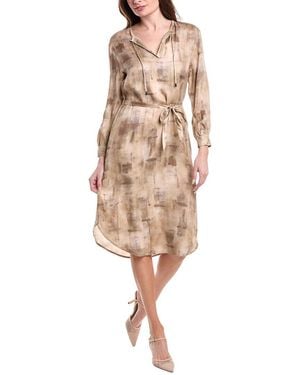 Peserico Midi Dress - Natural