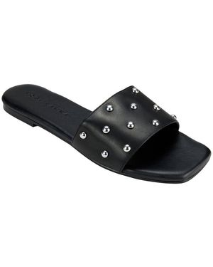 Yosi Samra Harley Leather Sandal - Black