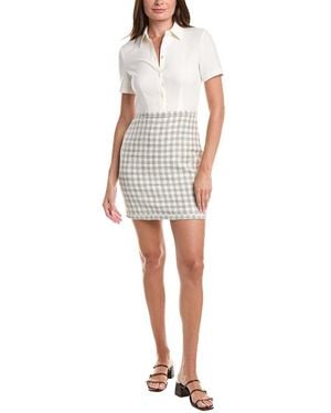 Theory Tweed Dress - White