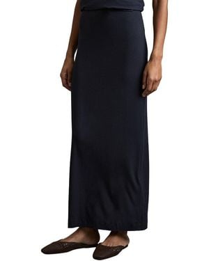 Reiss Camille Jersey Coord Skirt - Black
