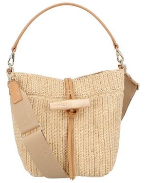 Longchamp Le Roseau Xs Bucket Bag - Natural