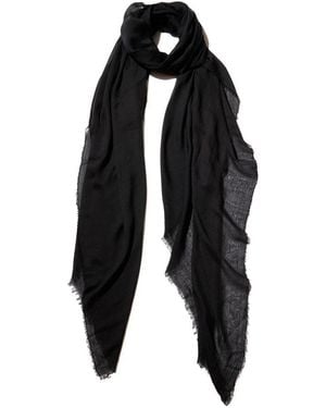 Blue Pacific Vintage Cashmere-Blend Scarf - Black