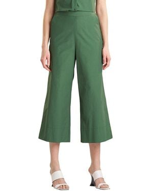 Natori Cropped Trousers - Green