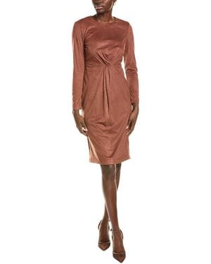 Nicole Miller Sheath Dress - Brown