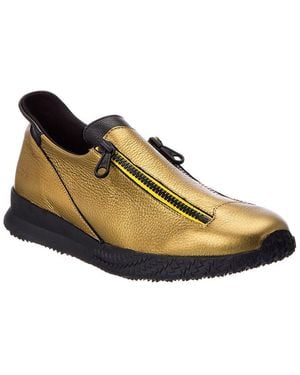 Arche Andzum Leather Trainer - Metallic