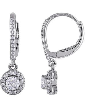 Diamond Select Cuts 14K 0.95 Ct. Tw. Diamond Earrings - White