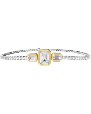 Lab Grown Diamonds 14K 4.92 Ct. Tw. Lab-Grown Diamond Tennis Bracelet - White