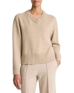Vince Wool & Cashmere-Blend Jumper - Natural