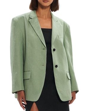 Theory Boxy Oversized Jacket - Green