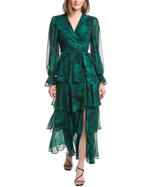 Hutch Bardot Dress - Green