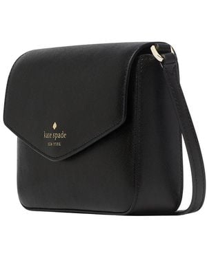 Kate Spade Sadie Mini Saffiano Leather Crossbody - Black