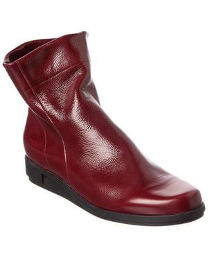 Arche Daykam Leather Boot - Red